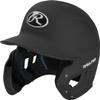 Rawlings | MACH ADJUST Batting Helmet with Extension Flap | Left Hand Batter | Senior (6 7/8" - 7 5/8") | Matte Black view 1