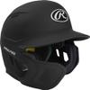 Rawlings | MACH ADJUST Batting Helmet with Extension Flap | Left Hand Batter | Senior (6 7/8" - 7 5/8") | Matte Black view 3