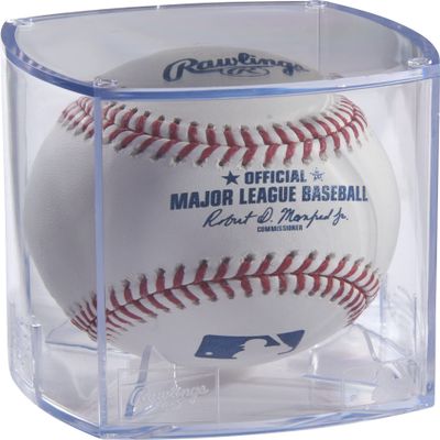 Rawlings | Ball of Fame Baseball Display Cube | UV Protection Helps Preserve Autographs | 12 Count