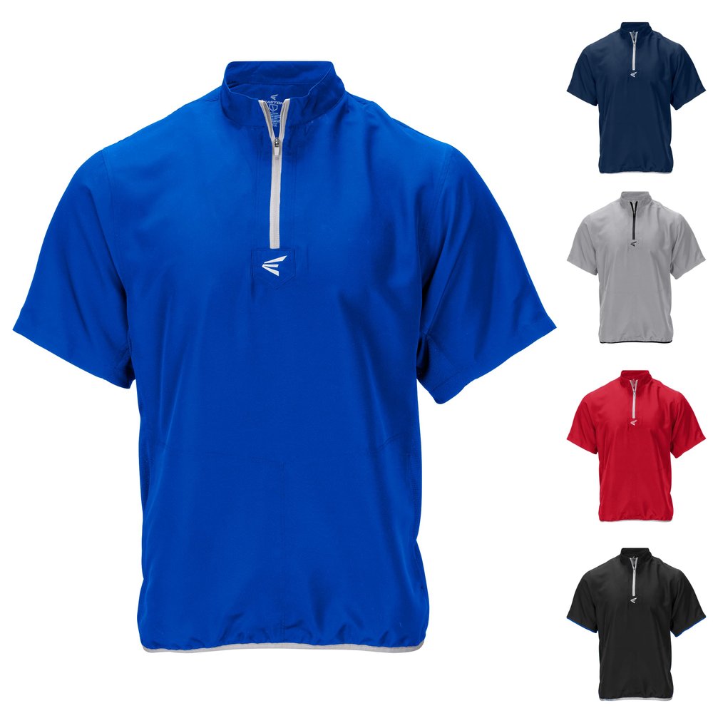 Easton | ALPHA Short Sleeve Cage Jacket | Youth X-Large | Royal
