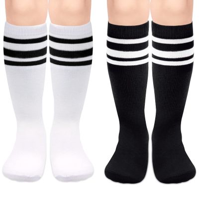 Toddler Kids Soccer Socks 4-6 Years Boys Soccer Socks Kids 4-6 Toddler Knee High Sock Girls Boys Baseball Sock Youth