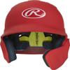 Rawlings | MACH ADJUST Batting Helmet with Extension Flap | Right Hand Batter | Senior (6 7/8" - 7 5/8") | Matte Scarlet view 2