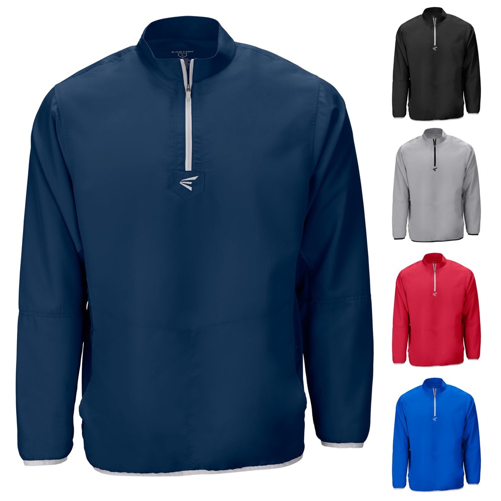 Easton | ALPHA Long Sleeve Cage Jacket | Adult XX-Large | Navy
