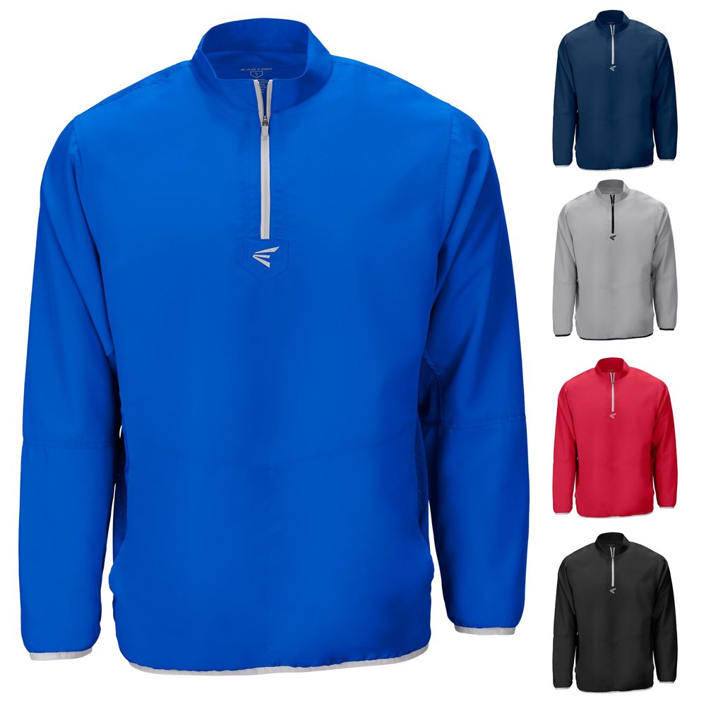 Easton | ALPHA Long Sleeve Cage Jacket | Youth X-Large | Royal