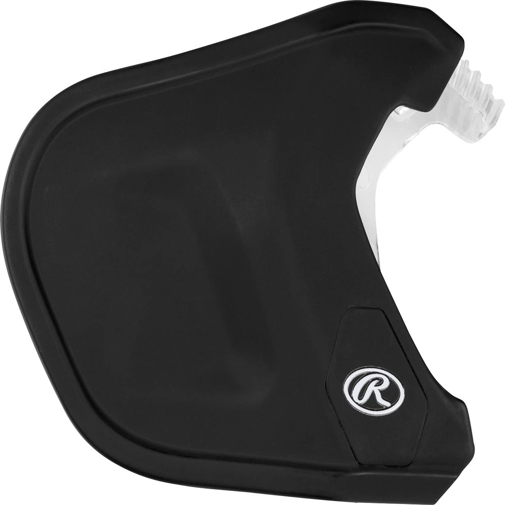 Rawlings | MACH Adjust Extension Piece | Adjustable Face Guard | Matte Black | Left-Handed Batter