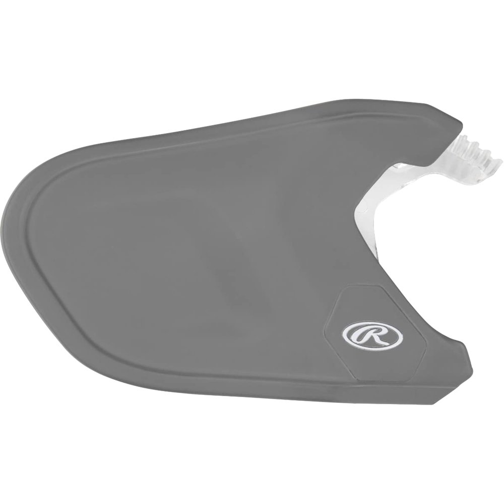 Rawlings | MACH Adjust Extension Piece | Adjustable Face Guard | Matte Silver | Left-Handed Batter
