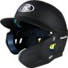 Rawlings | MACH ADJUST Batting Helmet with Extension Flap | Right Hand Batter | Senior (6 7/8" - 7 5/8") | Matte Black view 1