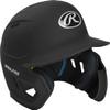 Rawlings | MACH ADJUST Batting Helmet with Extension Flap | Right Hand Batter | Senior (6 7/8" - 7 5/8") | Matte Black view 3