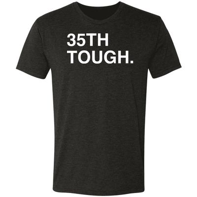35TH Tough Tri-Blend Tee Medium Black