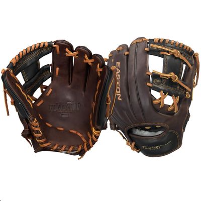 Easton | FLAGSHIP Baseball Glove | Right Hand Throw | 11.5" - I-Web | Brown/Black