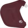 Rawlings | MACH Adjust Extension Piece | Adjustable Face Guard | Matte Maroon | Left-Handed Batter view 1