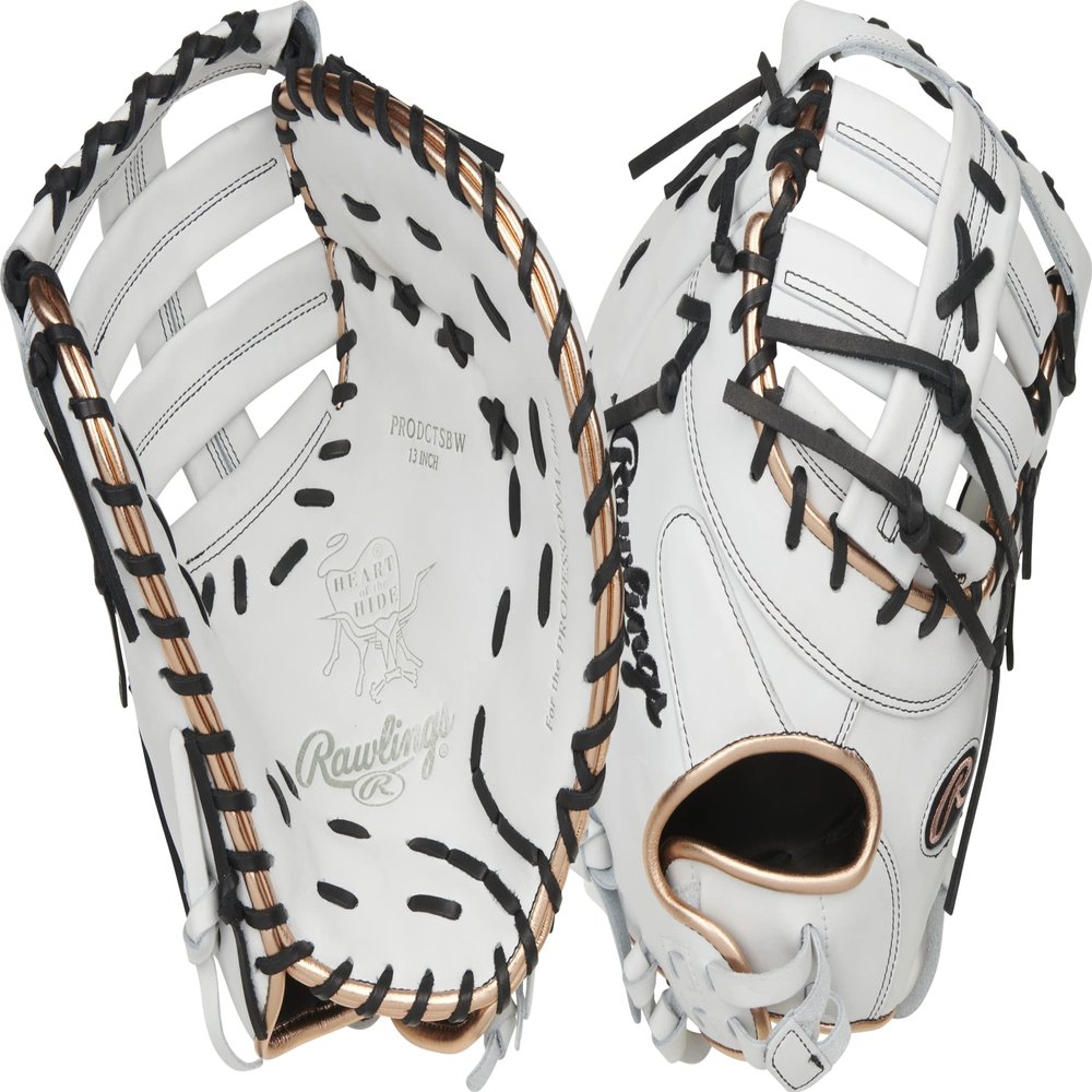 Rawlings | HEART OF THE HIDE Fastpitch Softball First Base Glove | 12.5" | Modified Single Post Web | Left Hand Throw