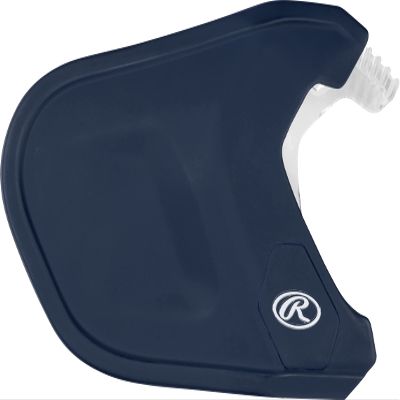 Rawlings | MACH Adjust Extension Piece | Adjustable Face Guard | Matte Navy | Right-Handed Batter