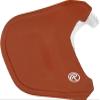 Rawlings | MACH Adjust Extension Piece | Adjustable Face Guard | Matte Burnt Orange | Left-Handed Batter view 1