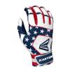 Easton | WALK-OFF NX Batting Gloves | Baseball/Softball | Adult Large | Stars & Stripes view 1