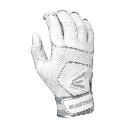 Easton | WALK-OFF NX Batting Gloves | Baseball/Softball | Youth Large | White/White