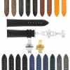 Ewatchparts 17-18-19-20-21-22-23-24MM LEATHER WATCH BAND STRAP FOR BREITLING DEPLOYMENT CLAS view 1