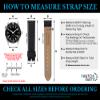 Ewatchparts 17-18-19-20-21-22-23-24MM LEATHER WATCH BAND STRAP FOR BREITLING DEPLOYMENT CLAS view 3