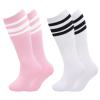 Girls' Knee High Soccer Socks - Toddler to Youth, Baby to Kids view 4