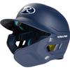 Rawlings | MACH ADJUST Batting Helmet with Extension Flap | Right Hand Batter | Junior (6 3/8" - 7 1/8") | Matte Navy view 1