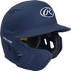 Rawlings | MACH ADJUST Batting Helmet with Extension Flap | Left Hand Batter | Senior (6 7/8" - 7 5/8") | Matte Navy view 3