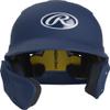 Rawlings | MACH ADJUST Batting Helmet with Extension Flap | Left Hand Batter | Junior (6 3/8" - 7 1/8") | Matte Navy view 2