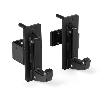 Titan Fitness X-3 Series Sandwich J-Hooks, UHMW Plastic, J-Hook Style Rack Mounted, 1,100 LB Capacity