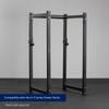 Titan Fitness X-3 Series Sandwich J-Hooks, UHMW Plastic, J-Hook Style Rack Mounted, 1,100 LB Capacity view 3