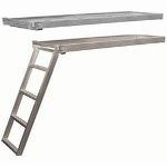 5 Step Tritoon Under Deck Pontoon Boat Ladder IHY-5