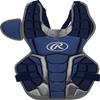Rawlings | RENEGADE 2.0 Catcher's Set | Baseball | NOCSAE Certified | Youth Ages 12 and Under | Navy/Silver view 2
