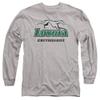 Loyola University Maryland Official Distressed Primary Unisex Adult Long-Sleeve T Shirt,Athletic Heather, Medium view 1