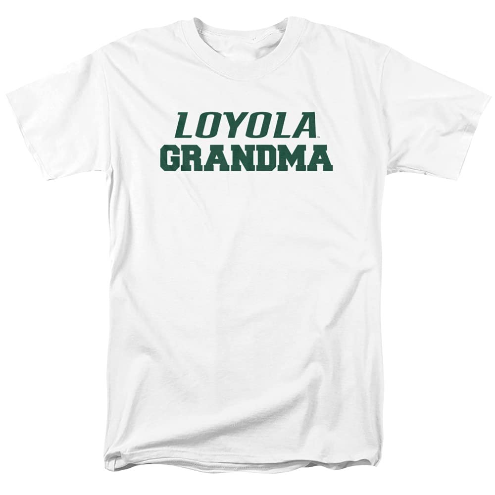 Loyola University Maryland Official Grandma Unisex Adult T-Shirt, White, 4X-Large