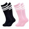 Girls Knee High Soccer Socks - Kids Toddler Baby Tube Socks view 4