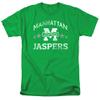 Manhattan College Official Jaspers Unisex Adult T-Shirt, Kelly Green, 4X-Large view 1