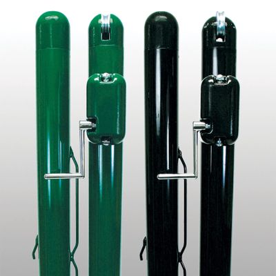Douglas DTP-37 Internal Wind Tennis Posts, Black (3 Outer Diameter)
