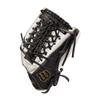 Wilson 2022 A1000 T125 12.5" Fastpitch Outfield Glove - Right Hand Throw, White/Black/Metallic Gold view 4