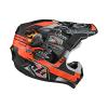 Troy Lee Designs SE4 Polyacrylite Adult Motocross Off-Road Dirt Bike Helmet with MIPS, Carb, Black, Medium view 4