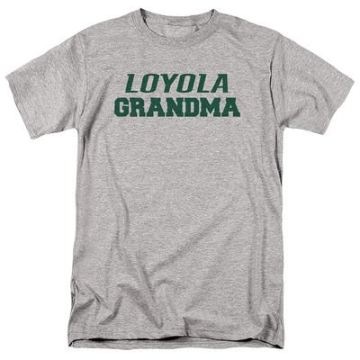 Loyola University Maryland Official Grandma Unisex Adult T-Shirt, Athletic Heather, 5X-Large