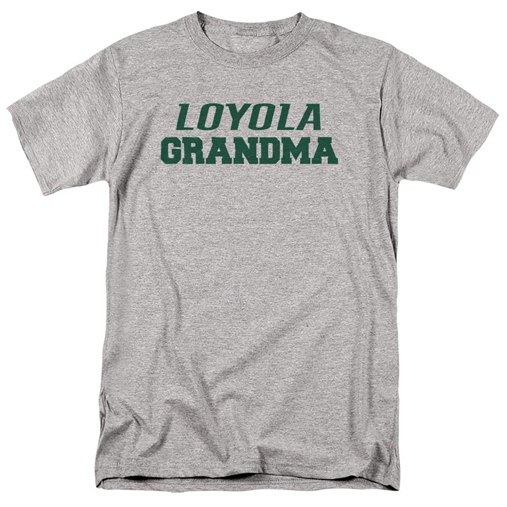 Loyola University Maryland Official Grandma Unisex Adult T-Shirt, Athletic Heather, 5X-Large