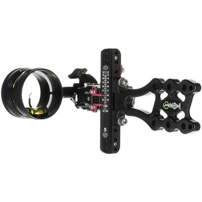 Axcel LANDSLYDE Slider Sight - Non-Dampened - with AV-31 Scope - Single Pin - .019 Red Fiber - Black Sight