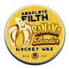 Absolute Filth Banana Bender Scented Hockey Wax (Medium Tack) - Premium Performance for Maximum Grip & Blade Protection - Waterproof Your Stick Tape - 3oz Puck- Ice & Street US Made view 1