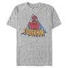 Marvel Spider-Man Retro Triangle Portrait T-Shirt Athletic Heather view 1