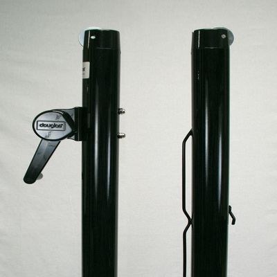Douglas Sidewinder Deluxe External Wind Tennis Posts, Black (2-7/8 Outer Diameter)