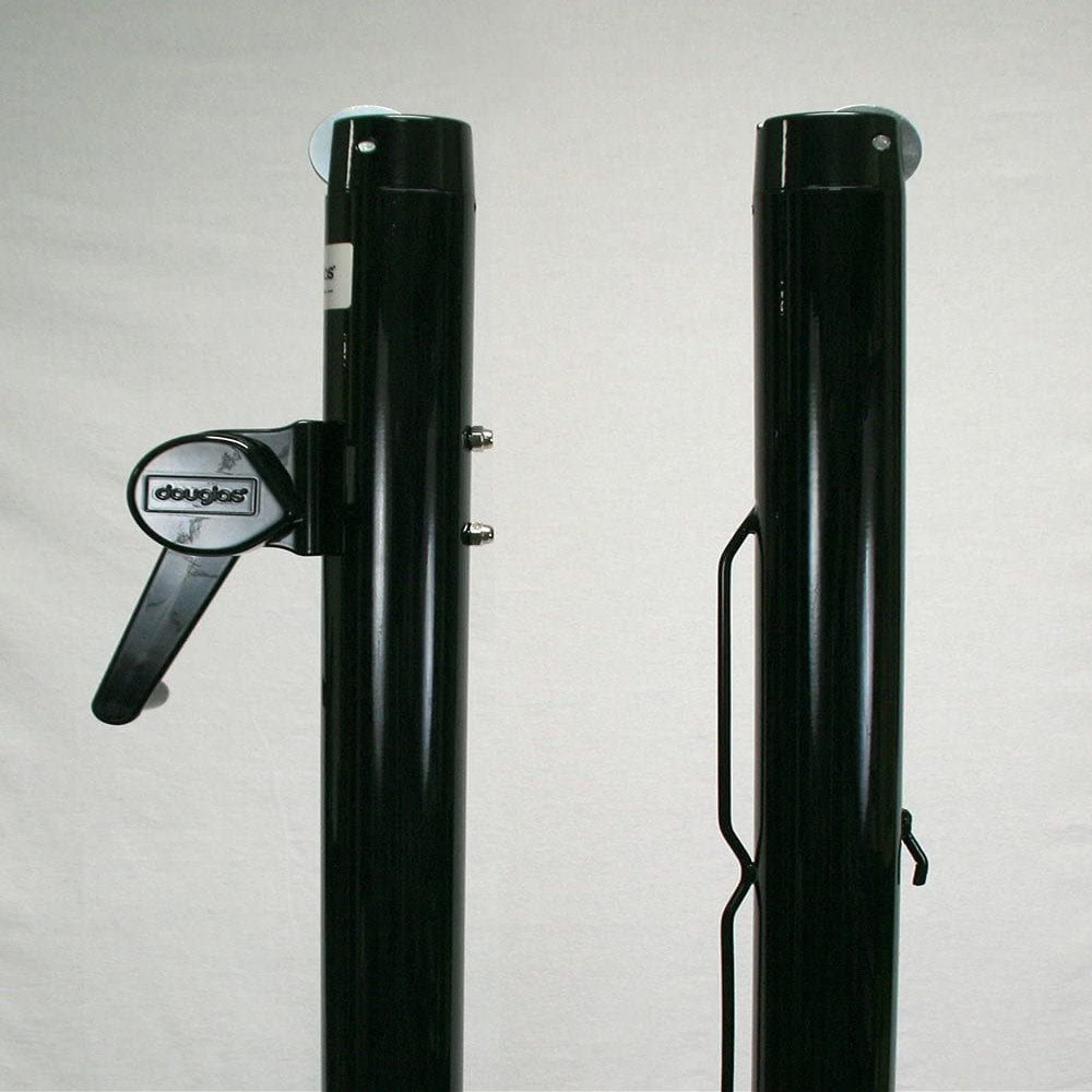 Douglas Sidewinder Deluxe External Wind Tennis Posts, Black (2-7/8 Outer Diameter)