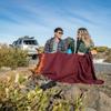 Arcturus Military Wool Blanket - Warm, Thick, Washable - Great for Outdoors, Camping, Stadium Blanket, Picnics, Travel - Car & Bushcraft Survival Kits, Large 64" x 88" 4.5 lb view 4