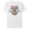 Marvel Men's Universe Captain Logo T-Shirt, White, Small view 1