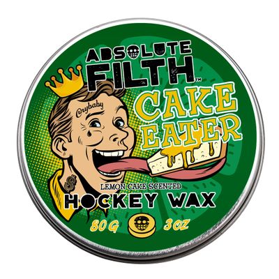 Absolute Filth Cake Eater - Lemon Pound Cake Hockey Wax - Premium Scented Stick Wax for Hockey Tape for Maximum Grip & Protection - Medium Tack for Hockey Players - Smells Amazing.