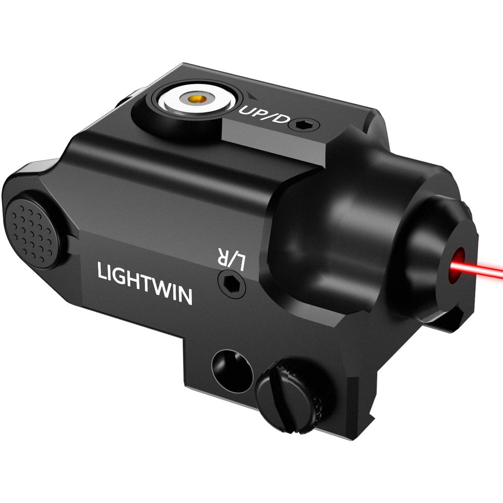 LIGHTWIN Red Laser Sight, Aluminum Ultra Low Profile Compact Picatinny Mount Red Dot Sight, Strobe Mode Available, Magnetic USB Rechargeable Red Beams for Taurus G2c G2s G3 G3c