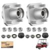 10L0L 2 Pack Front Wheel Hub Assembly for Club Car DS Golf Cart 1974-2003, Replace OEM 1011892, 11011102, 1011153, 1011889, 1011894 view 1