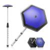 ToVii Golf Stiff Arm Club Protector, Sturdy Aluminum Alloy Golf Travel Bag Support Rod and Thickened Hexagon Support Top, Premium Golf Stiff Arm Travel Support System Protector Clubs (Blue) view 1